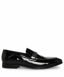 STEVEMADDEN MEN'S AAHRON BLACK PATENT