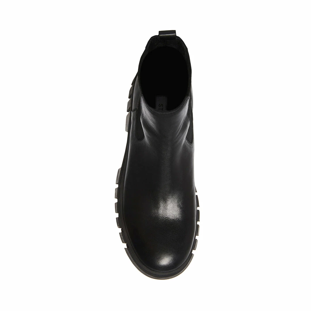 SteveMadden WOMEN’S SHOES ABRAM BLACK LEATHER