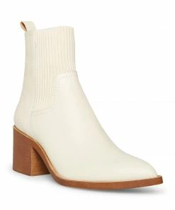 SteveMadden ABRIEL BONE LEATHER WOMEN’S SHOES
