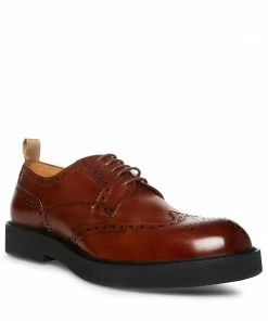 SteveMadden MEN'S ADRICK COGNAC LEATHER