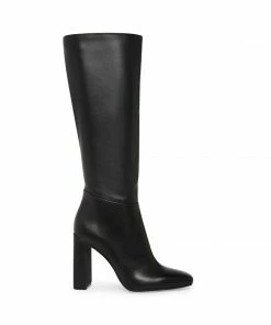 STEVEMADDEN ALLY BLACK LEATHER