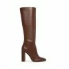 STEVEMADDEN ALLY BROWN LEATHER NEW & NOW