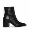STEVEMADDEN AMBER BLACK LEATHER