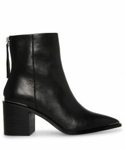 STEVEMADDEN AMBER BLACK LEATHER