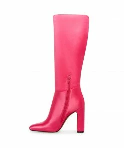 STEVEMADDEN NEW & NOW AMBROSE PINK SATIN