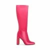 STEVEMADDEN NEW & NOW AMBROSE PINK SATIN
