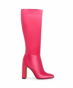 STEVEMADDEN NEW & NOW AMBROSE PINK SATIN