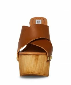 STEVEMADDEN ANGELA COGNAC LEATHER
