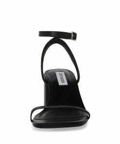 STEVEMADDEN AUDRINA BLACK LEATHER The Wedding Edit