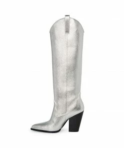 STEVEMADDEN AUSTYN SILVER SNAKE