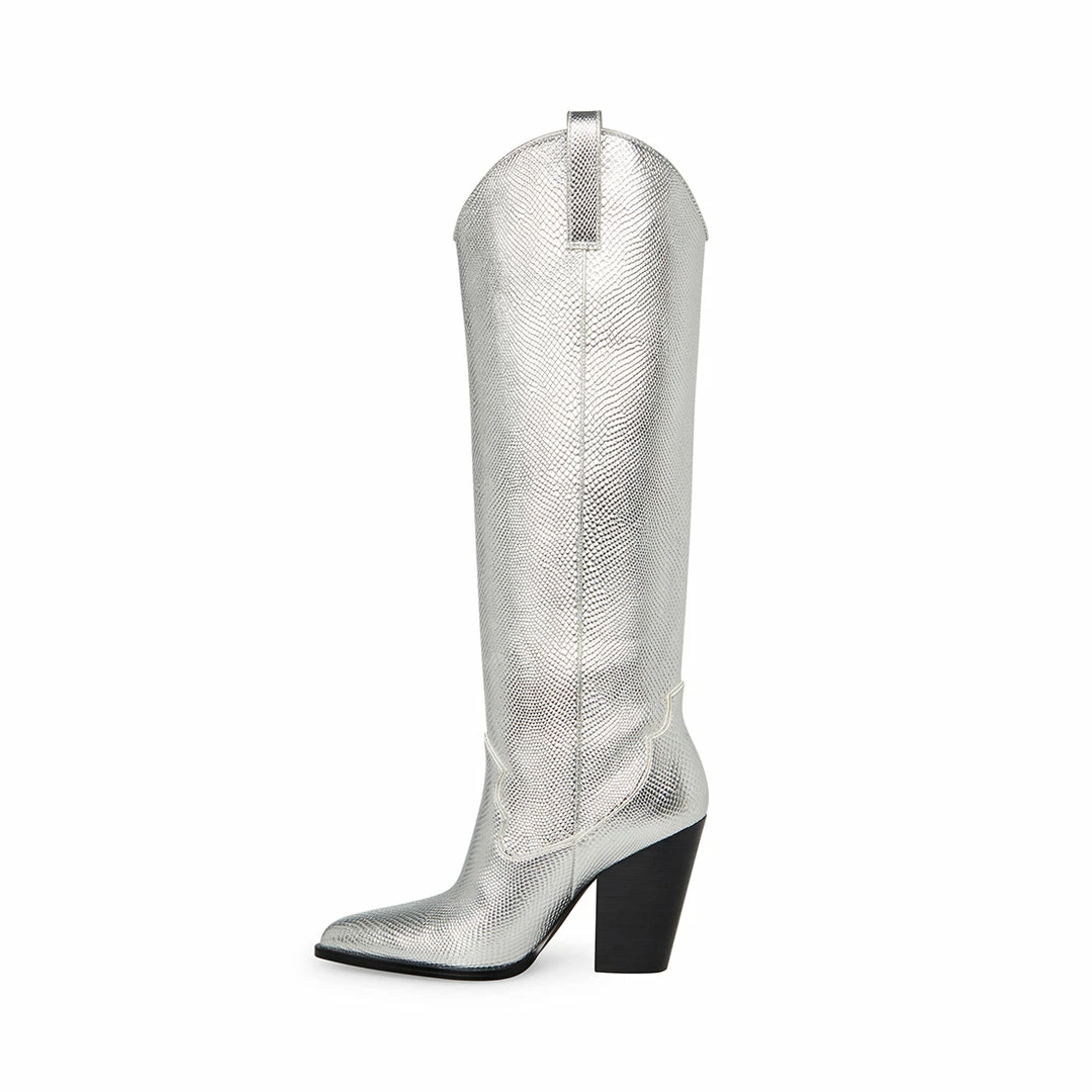 STEVEMADDEN AUSTYN SILVER SNAKE