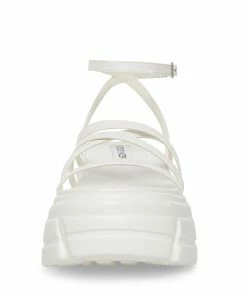 STEVEMADDEN AXEL WHITE NEW & NOW