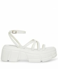 STEVEMADDEN AXEL WHITE NEW & NOW