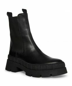 SteveMadden BARCLAY BLACK LEATHER