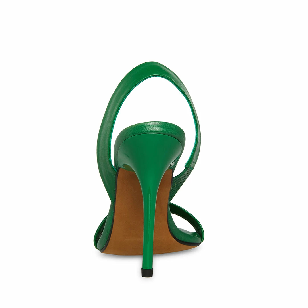 STEVEMADDEN BATALI GREEN LEATHER NEW & NOW