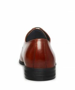 SteveMadden BEAUX COGNAC LEATHER MEN'S