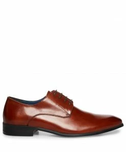 SteveMadden BEAUX COGNAC LEATHER MEN'S