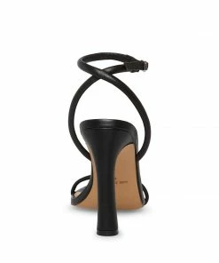 SteveMadden WOMEN’S SHOES BECKY BLACK LEATHER