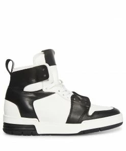 SteveMadden BIZZY BLACK/WHITE WOMEN’S SHOES