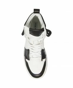 SteveMadden BIZZY BLACK/WHITE WOMEN’S SHOES