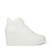 SteveMadden BRIX WHITE WOMEN’S SHOES