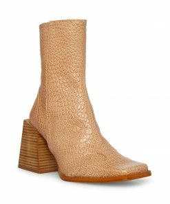 STEVEMADDEN BURKE TAN LEATHER NEW & NOW