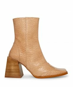 STEVEMADDEN BURKE TAN LEATHER NEW & NOW