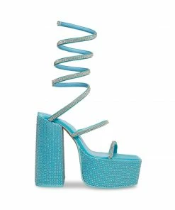 SteveMadden Rhinestones CAMPARI BLUE