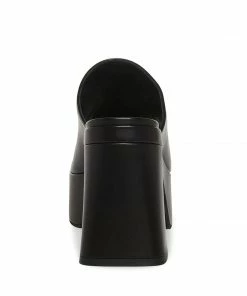 STEVEMADDEN CAPRIA BLACK LEATHER NEW & NOW