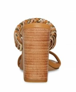 STEVEMADDEN WOMEN’S SHOES CATHY NATURAL MULTI