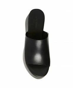 SteveMadden Shop All CHRISTA BLACK LEATHER