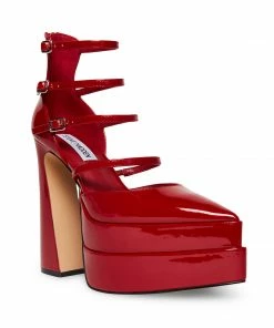 STEVEMADDEN CLARA RED PATENT NEW & NOW