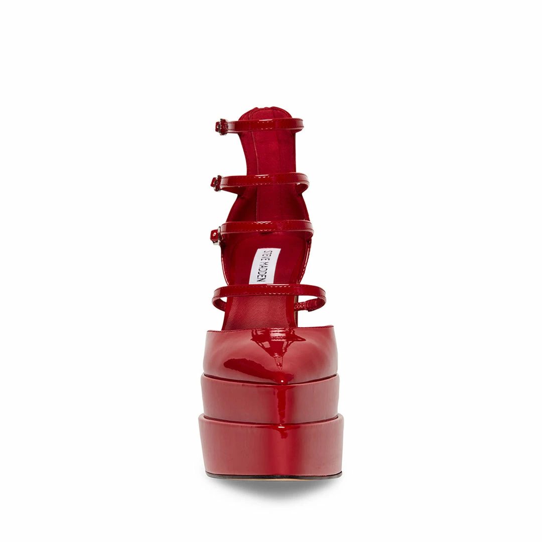 STEVEMADDEN CLARA RED PATENT NEW & NOW