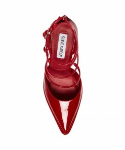 STEVEMADDEN CLARA RED PATENT NEW & NOW