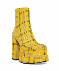 STEVEMADDEN COBRA YELLOW PLAID Pre-Order