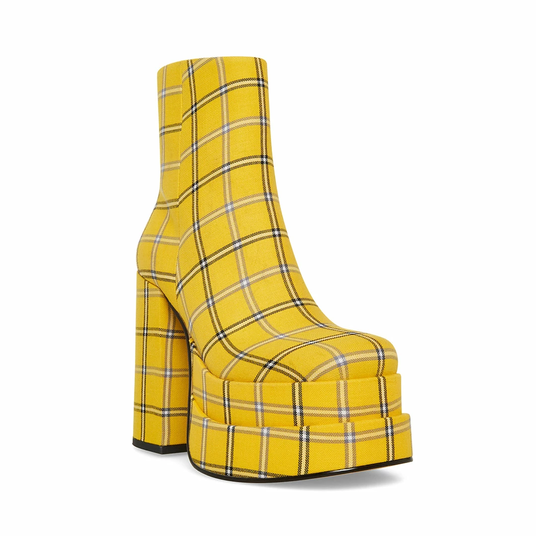 STEVEMADDEN COBRA YELLOW PLAID Pre-Order
