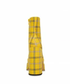 STEVEMADDEN COBRA YELLOW PLAID Pre-Order