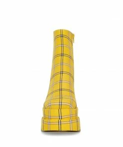 STEVEMADDEN COBRA YELLOW PLAID Pre-Order