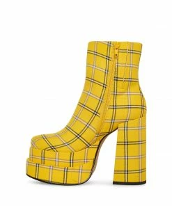 STEVEMADDEN COBRA YELLOW PLAID Pre-Order