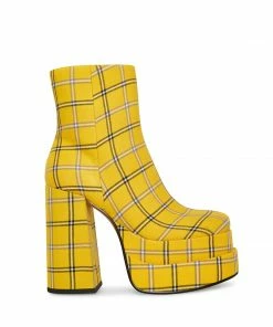 STEVEMADDEN COBRA YELLOW PLAID Pre-Order