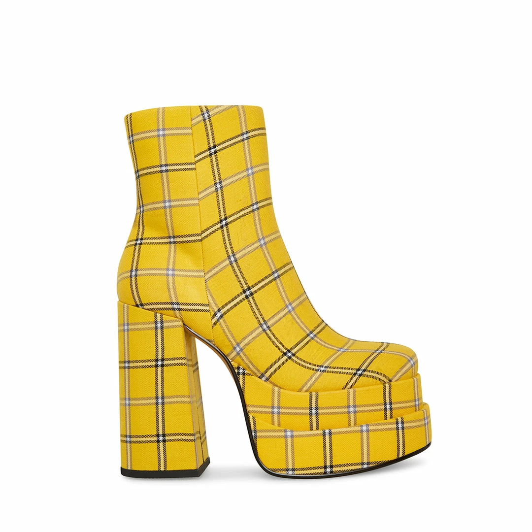 STEVEMADDEN COBRA YELLOW PLAID Pre-Order