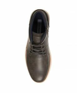 STEVEMADDEN MEN'S COLLIER DARK GREY