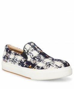 SteveMadden COULTER NAVY MULTI WOMEN’S SHOES