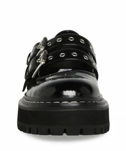 STEVEMADDEN DARCY BLACK PATENT NEW & NOW