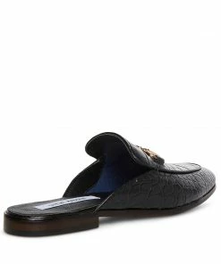 SteveMadden DAZLING-C BLACK CROCODILE