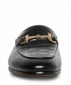 SteveMadden DAZLING-C BLACK CROCODILE