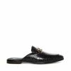 SteveMadden DAZLING-C BLACK CROCODILE