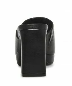 SteveMadden WOMEN’S SHOES DEDICATE BLACK LEATHER