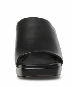 SteveMadden WOMEN’S SHOES DEDICATE BLACK LEATHER