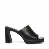 SteveMadden WOMEN’S SHOES DEDICATE BLACK LEATHER